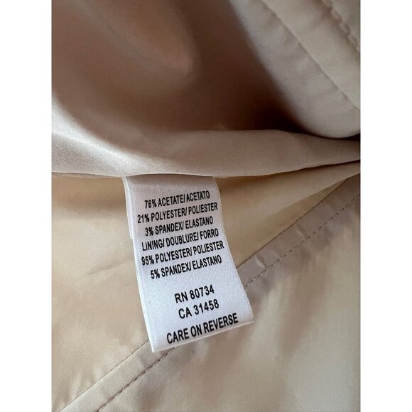 BCBG Maxazria Women’s Strapless Tan Bustier Zip Corset Cropped Top, Size S - Picture 6 of 8